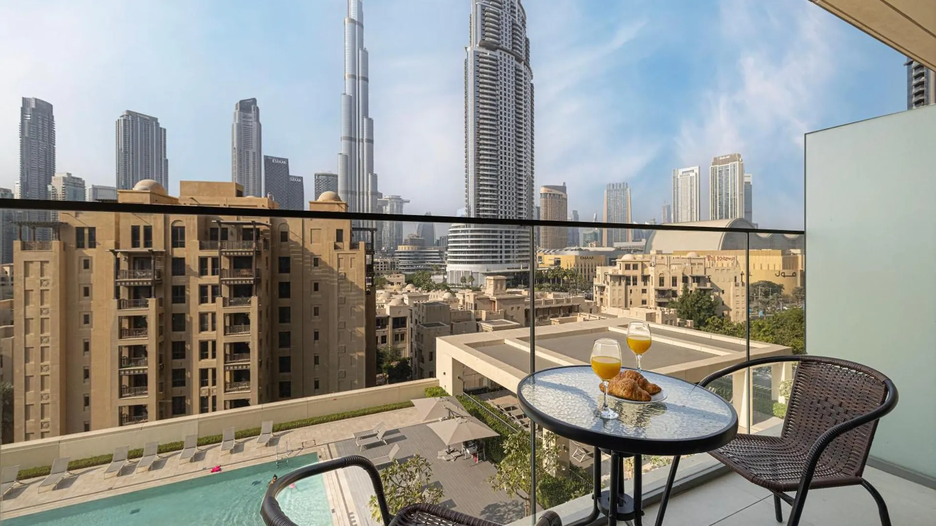 公寓 Full Burj Khalifa View! Brand New 2 Bedrooms! 5Min Walk From Dubai Mall!