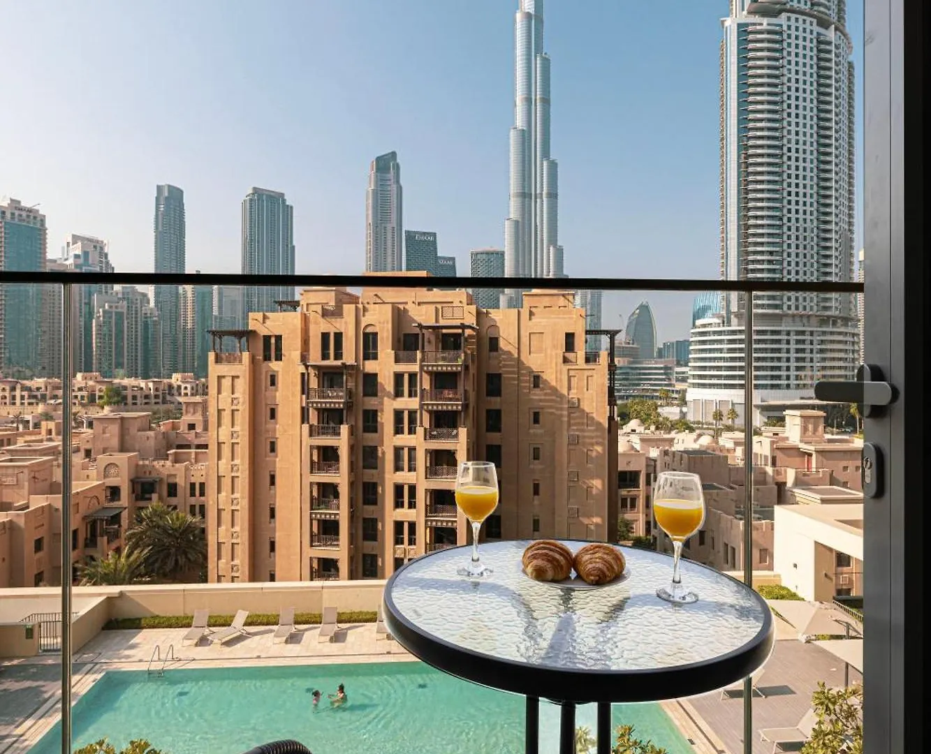 公寓 Full Burj Khalifa View! Brand New 2 Bedrooms! 5Min Walk From Dubai Mall!