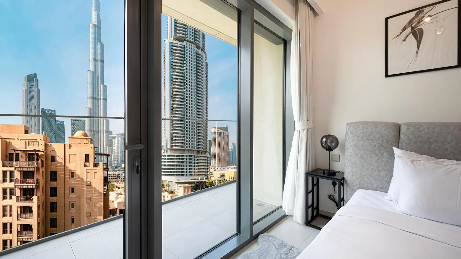 公寓 Full Burj Khalifa View! Brand New 2 Bedrooms! 5Min Walk From Dubai Mall!